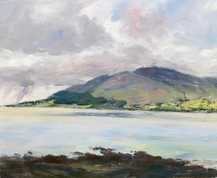 As the Rain Clears — Oil on canvas by Stephen Rooney